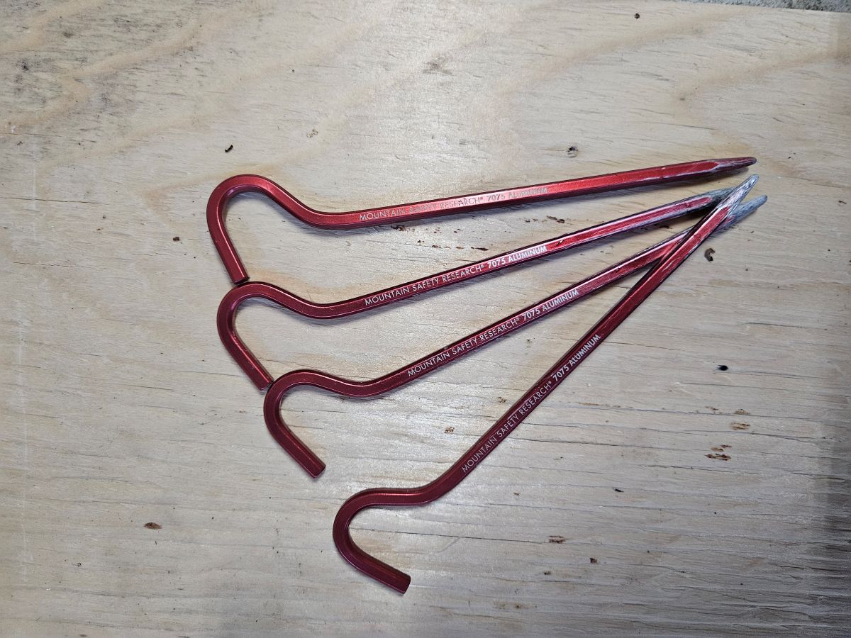 extra tent stakes