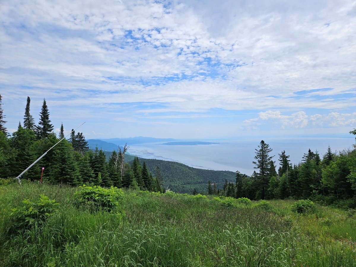 View from the top of Le Massif