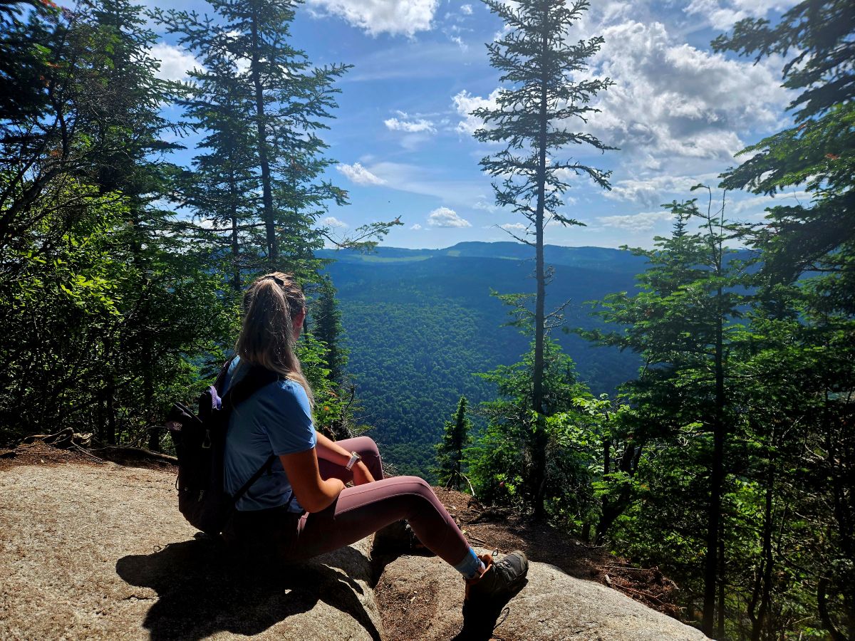Another view from a lookout on Les Loups